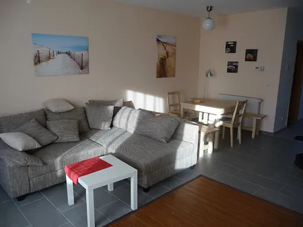 Wohnbereich mit Schlafcouch