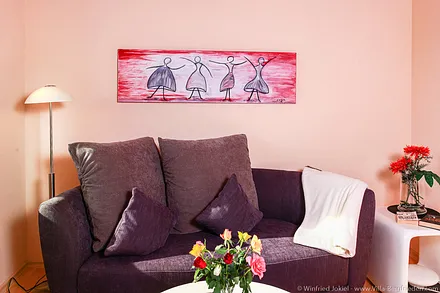 Wohnzimmer mit Couch