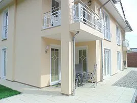 Terrasse Moritz und Blick zur Terrasse Max