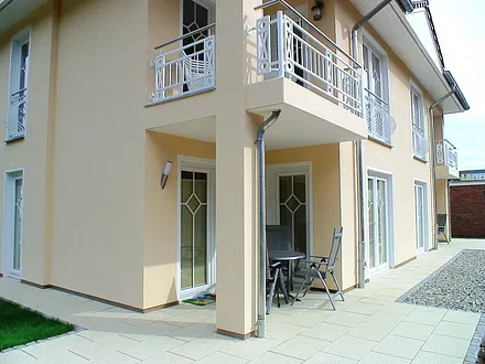 Terrasse Moritz mit Blick auf Terrasse Max