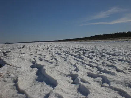 Strand in Karlshagen im Winter