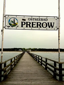 Nur noch eine Erinnerung…die alte Seebrücke von Prerow.