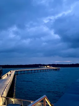 Die neue Seebrücke, die Längste im Ostseeraum, wurde im Oktober 2024 fertig gestellt.