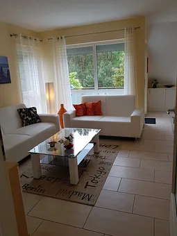 Blick auf den Balkon in Südlage