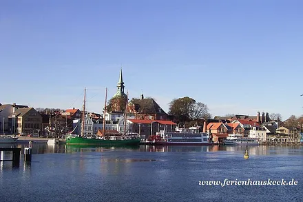 Blick auf den Hafen von Kappen
