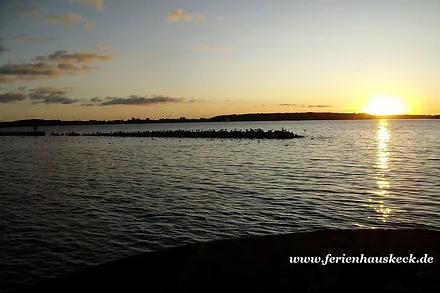 Sonnenuntergang auf der Schlei