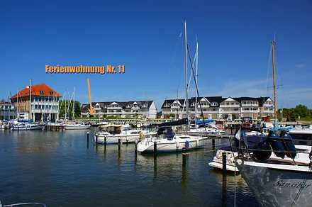 Ferienwohnung Hafenidyll Nr. 11 mit Hafenblick