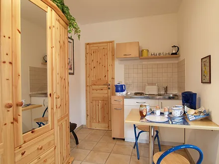 Miniküche mit Sitzecke