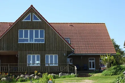 Das ist die Frontansicht des gesamten Hauses 