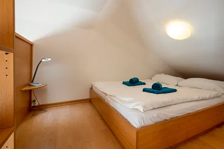 Schlafbereich auf Galerie