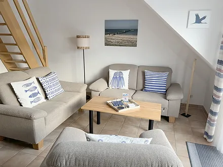 Wohbereich / Aufgang Galerie