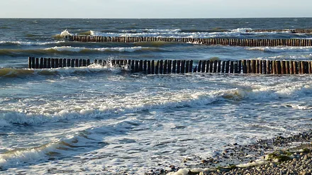 Ostsee Dranske Richtung Hiddensee