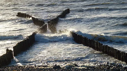 Ostsee Dranske Richtung Hiddensee
