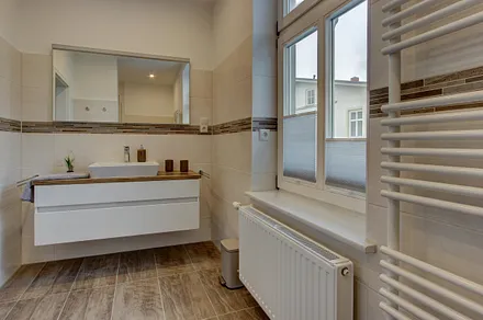 Tageslichtbad mit Regendusche