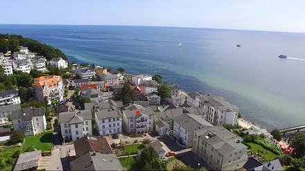 Die Villa Fernsicht liegt idyllisch in der Altstadt von Sassnitz