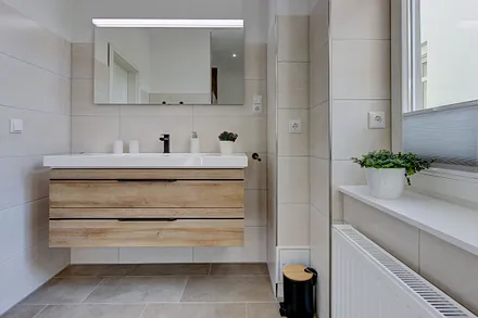 Tageslichtbad mit Regendusche