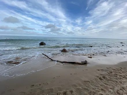 Schöne Urlaubsbilder am Strand von Sellin