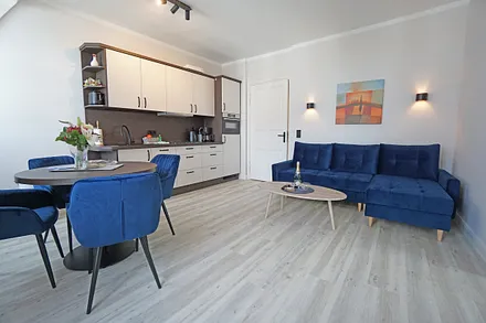 Wohnzimmer mit Küchenzeile