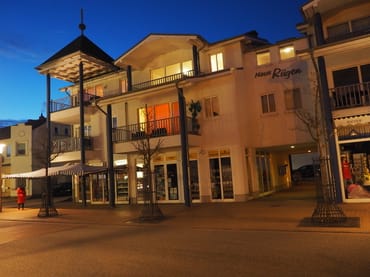 Abendstimmung Haus Rügen