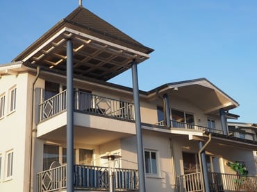 Das Haus Rügen in Göhren- Ihr Balkon unter dem Spitzdach