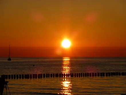 Sonnenuntergang am Meer