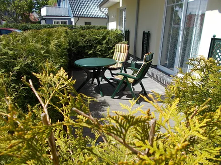 Entspannen auf der Südterrasse