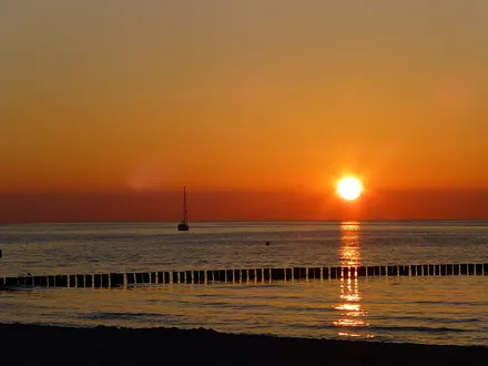 Sonnenuntergang am Meer