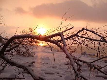 Naturstrand auch im Winter schön