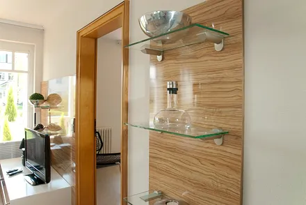 Tür vom Wohnzimmer zum Schlafzimmer