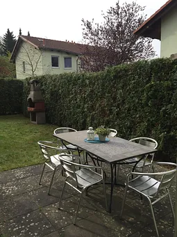 Sitzecke mit Grill Wohnung OG
