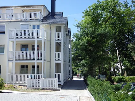 Außenansicht Objekt Dünendomizil - Fewo Strandläufer ist unten links