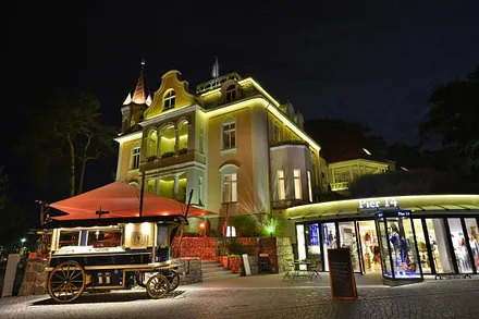 Villa Gruner bei Nacht