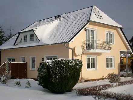 Haus C im Winter