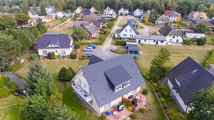 Luftbild Gästehäuser Heuer