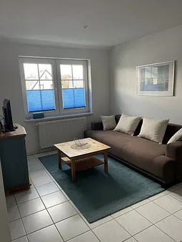 Wohnzimmer mit Schlafcouch