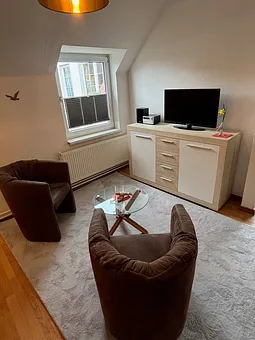 Wohnbereich mit LED-TV