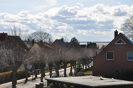 Blick zum Achterwasser