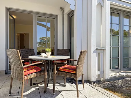 bestuhlte Terrasse