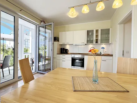 Blick in die Küchenzeile