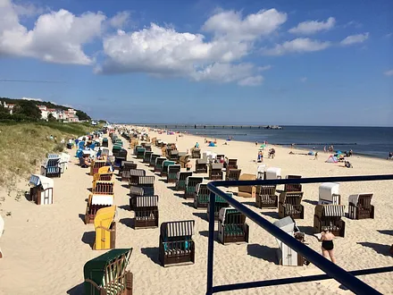 Strand direkt vor Dünenresidenz