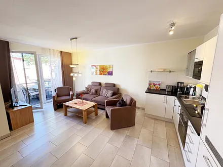 gemütlicher Wohnbereich mit Couch