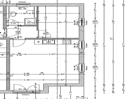 Grundriss der Wohnung 03