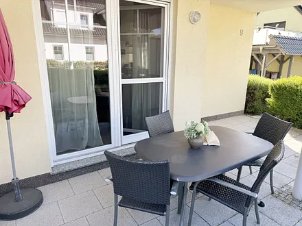 Zugang zur Terrasse vom Wohnzimmer