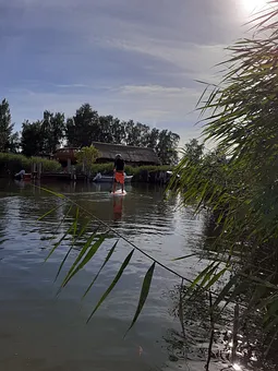 Stand-up-Paddling auf dem Peenestrom