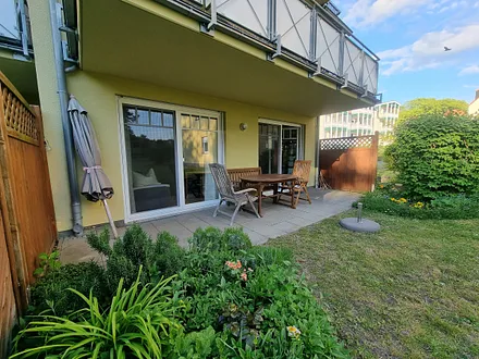 Blick auf dieTerrasse