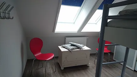 Schlafzimmer mit Etagenbett