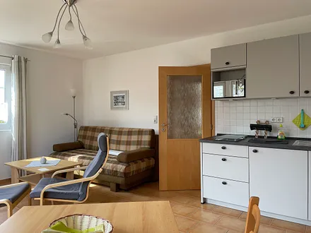 Wohn- Essbereich mit Zugang zur Terrasse 