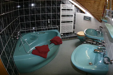 Bad mit Fußbodenheizung