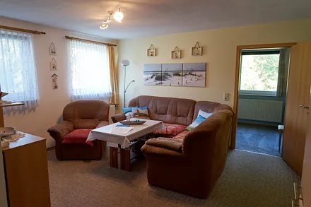 Wohnzimmer Zugang zu einem Schlafzimmer