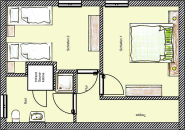 Grundriss Obergeschoss